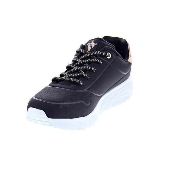 Zapatillas Skechers zapatos Niña modelo Uno Lite Negro Cordón