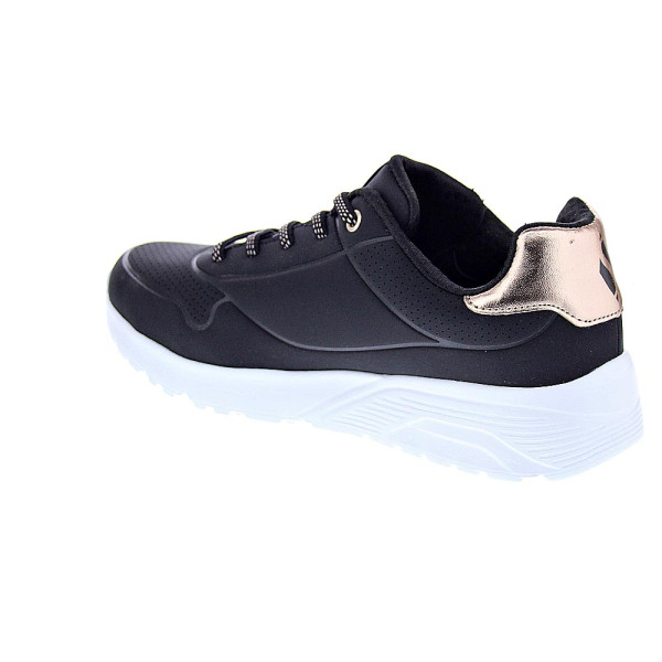 Zapatillas Skechers zapatos Niña modelo Uno Lite Negro Cordón