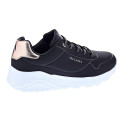 Zapatillas Skechers zapatos Niña modelo Uno Lite Negro Cordón