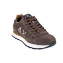 Zapatillas Sun68 AX zapatos Hombre modelo Tom Solid Marrón Cordón