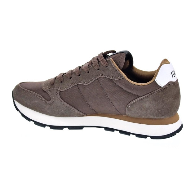 Zapatillas Sun68 AX zapatos Hombre modelo Tom Solid Marrón Cordón