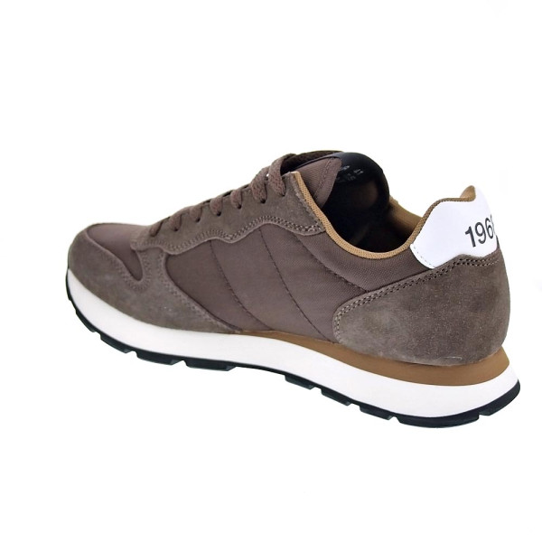 Zapatillas Sun68 AX zapatos Hombre modelo Tom Solid Marrón Cordón
