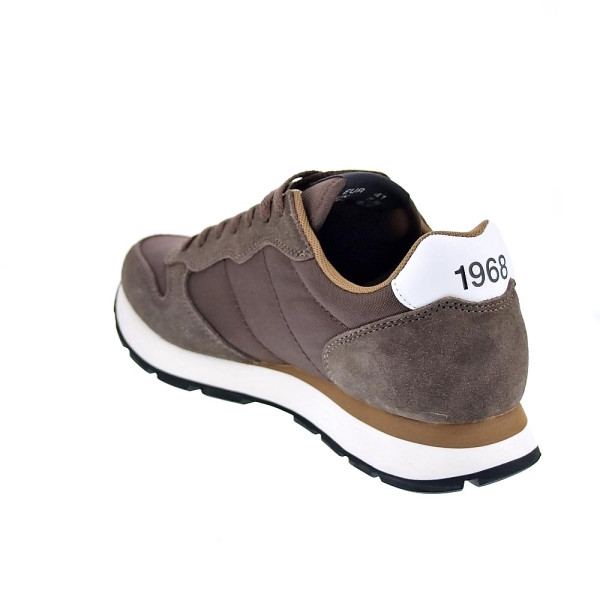Zapatillas Sun68 AX zapatos Hombre modelo Tom Solid Marrón Cordón