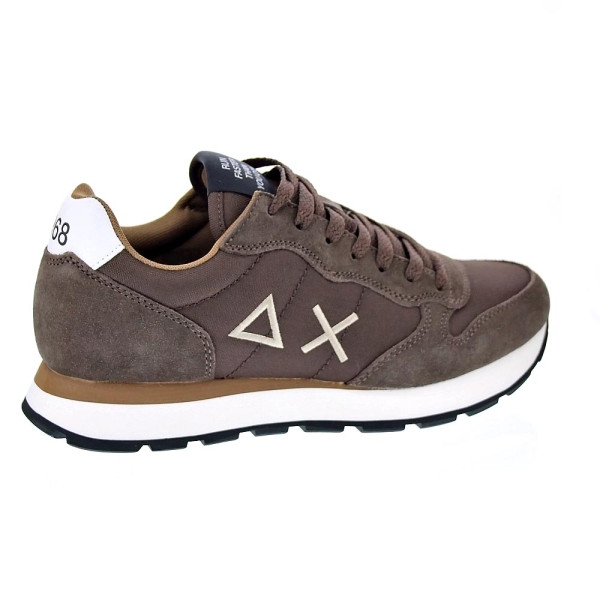 Zapatillas Sun68 AX zapatos Hombre modelo Tom Solid Marrón Cordón