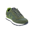 Zapatillas Sun68 AX zapatos Hombre modelo Tom Solid Verde Cordón