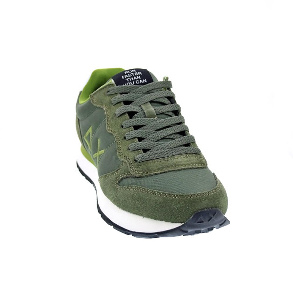 Zapatillas Sun68 AX zapatos Hombre modelo Tom Solid Verde Cordón