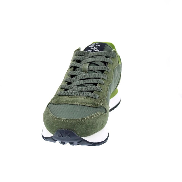 Zapatillas Sun68 AX zapatos Hombre modelo Tom Solid Verde Cordón