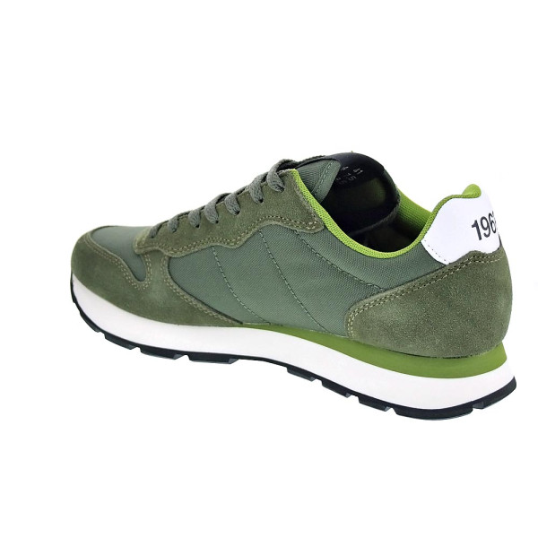 Zapatillas Sun68 AX zapatos Hombre modelo Tom Solid Verde Cordón