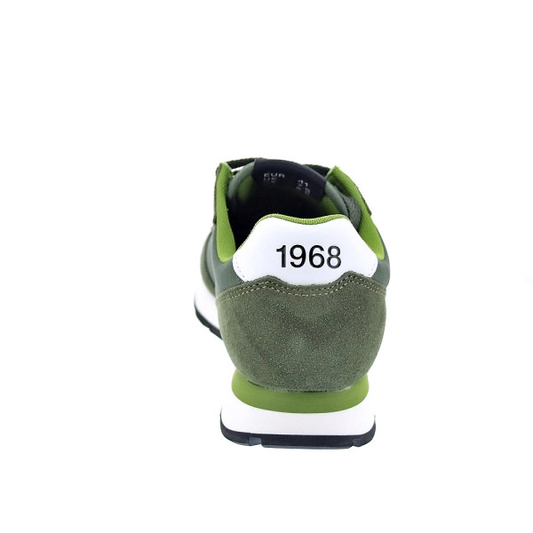 Zapatillas Sun68 AX zapatos Hombre modelo Tom Solid Verde Cordón