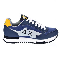 Zapatillas Sun68 AX zapatos Hombre modelo Niki Solid Azul Cordón
