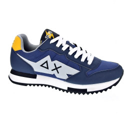 Zapatillas Sun68 AX zapatos Hombre modelo Niki Solid Azul Cordón 2