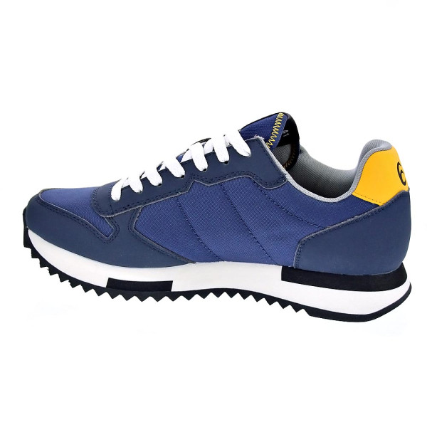 Zapatillas Sun68 AX zapatos Hombre modelo Niki Solid Azul Cordón