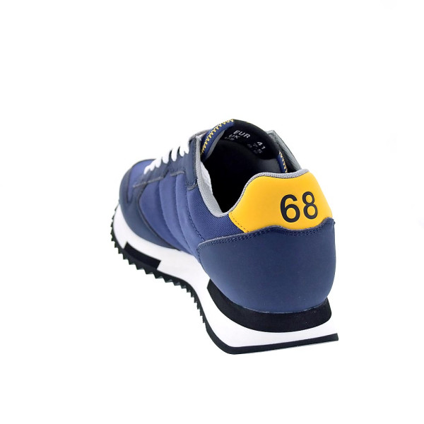 Zapatillas Sun68 AX zapatos Hombre modelo Niki Solid Azul Cordón