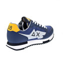 Zapatillas Sun68 AX zapatos Hombre modelo Niki Solid Azul Cordón