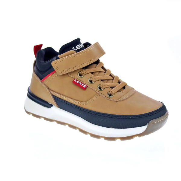 Botines Levis zapatos Niño modelo Ascot Refresh Beige Velcro
