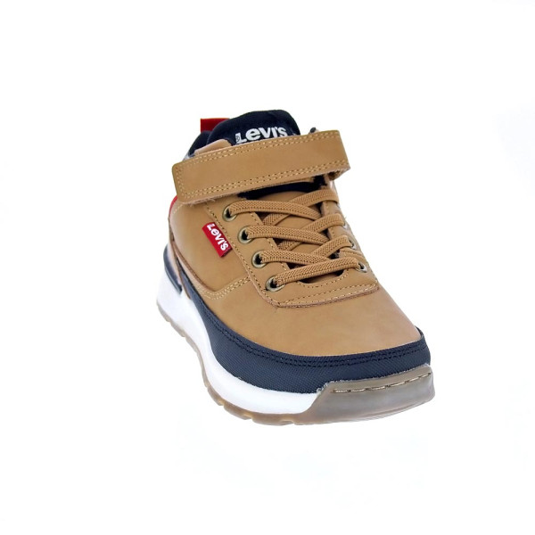 Botines Levis zapatos Niño modelo Ascot Refresh Beige Velcro