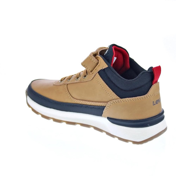 Botines Levis zapatos Niño modelo Ascot Refresh Beige Velcro
