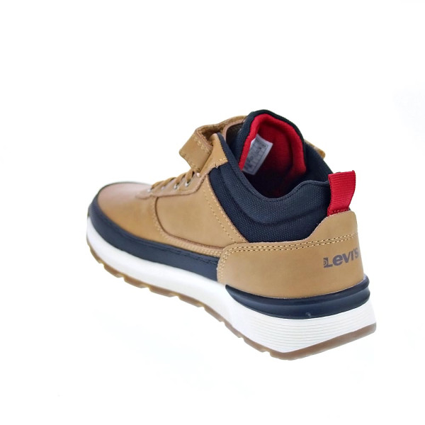 Botines Levis zapatos Niño modelo Ascot Refresh Beige Velcro