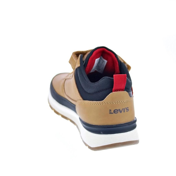 Botines Levis zapatos Niño modelo Ascot Refresh Beige Velcro