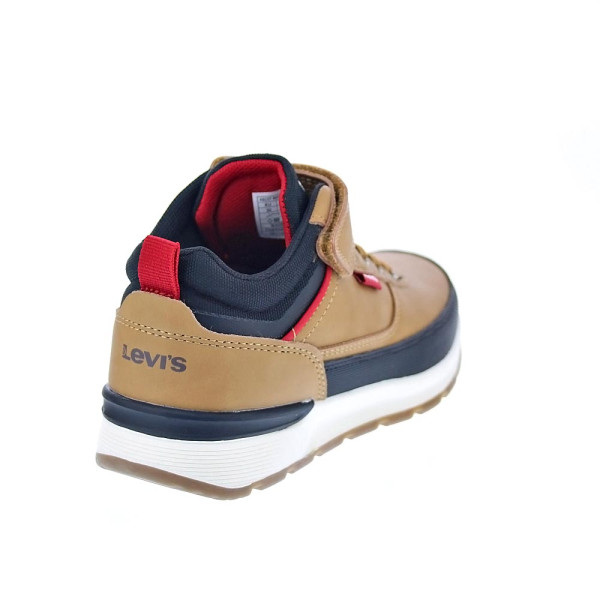 Botines Levis zapatos Niño modelo Ascot Refresh Beige Velcro