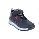 Botines Levis zapatos Niño modelo Ascot Refresh Negro Velcro