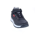 Botines Levis zapatos Niño modelo Ascot Refresh Negro Velcro