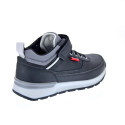 Botines Levis zapatos Niño modelo Ascot Refresh Negro Velcro