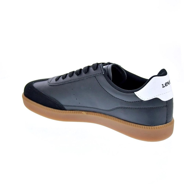 Zapatillas Levis zapatos Niño modelo Jackson Negro Cordón