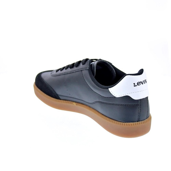 Zapatillas Levis zapatos Niño modelo Jackson Negro Cordón