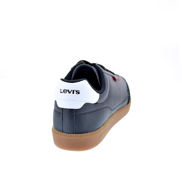 Zapatillas Levis zapatos Niño modelo Jackson Negro Cordón