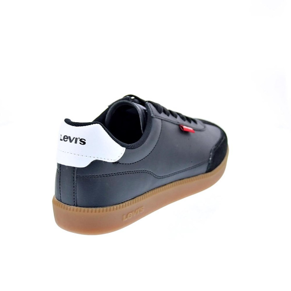 Zapatillas Levis zapatos Niño modelo Jackson Negro Cordón