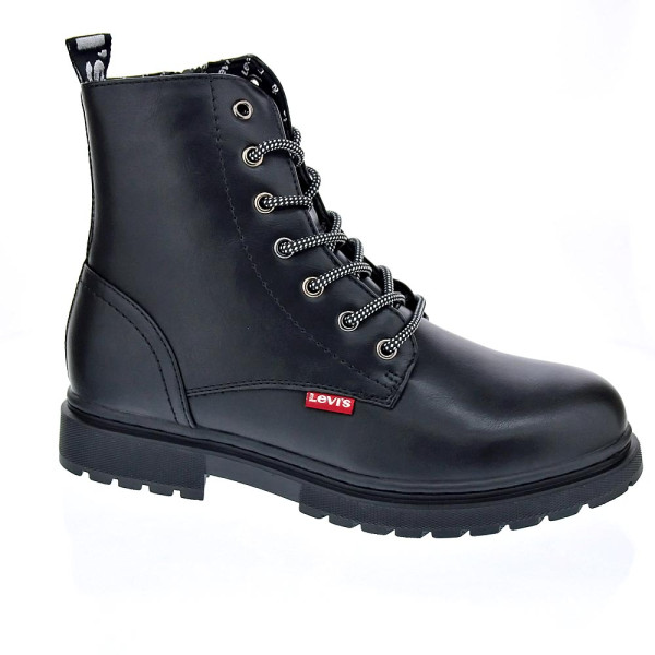 Botines Levis zapatos Niña modelo Catherine Negro Cordón