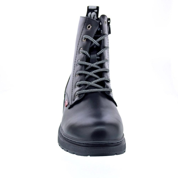 Botines Levis zapatos Niña modelo Catherine Negro Cordón