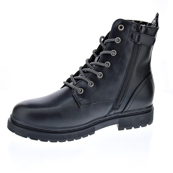 Botines Levis zapatos Niña modelo Catherine Negro Cordón