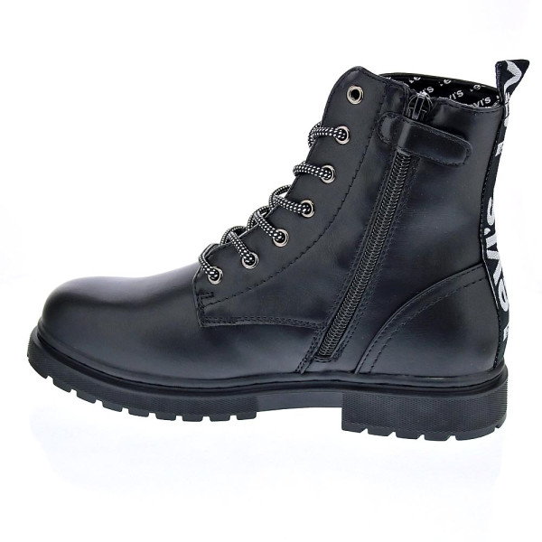 Botines Levis zapatos Niña modelo Catherine Negro Cordón