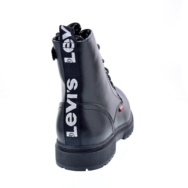 Botines Levis zapatos Niña modelo Catherine Negro Cordón