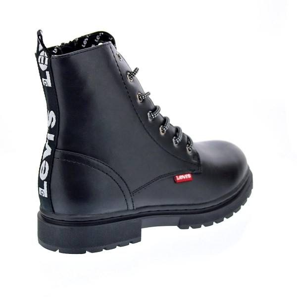 Botines Levis zapatos Niña modelo Catherine Negro Cordón