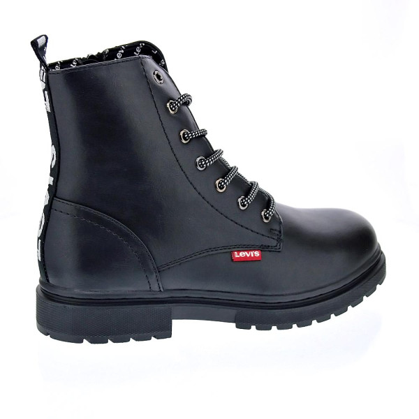 Botines Levis zapatos Niña modelo Catherine Negro Cordón