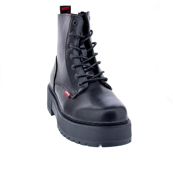 Botines Levis zapatos Niña modelo Cherry Negro Cordón