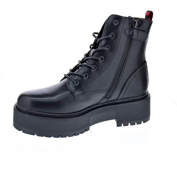 Botines Levis zapatos Niña modelo Cherry Negro Cordón