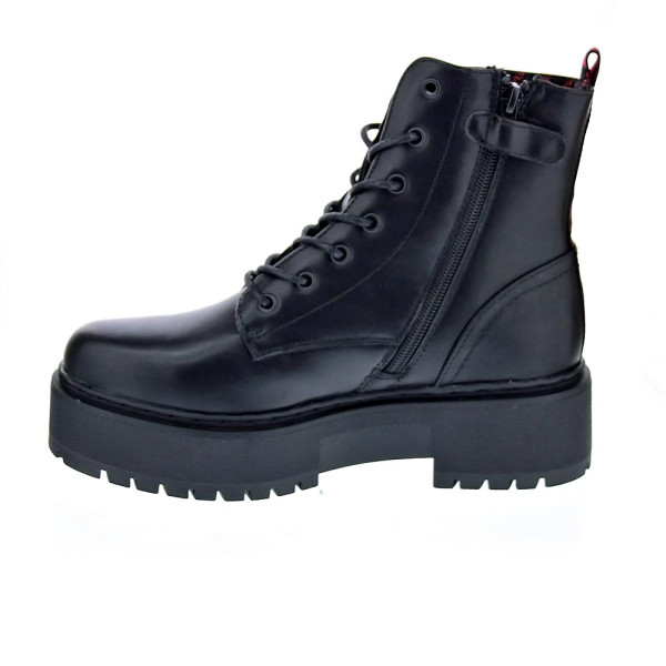 Botines Levis zapatos Niña modelo Cherry Negro Cordón