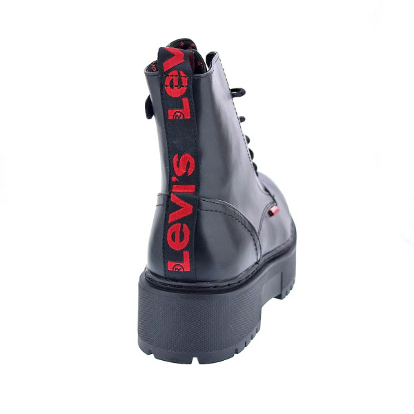 Botines Levis zapatos Niña modelo Cherry Negro Cordón