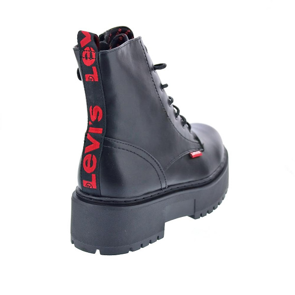 Botines Levis zapatos Niña modelo Cherry Negro Cordón