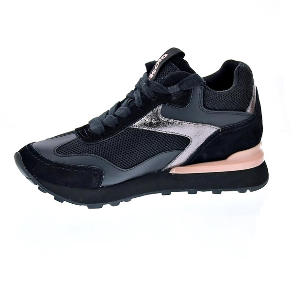 Zapatillas Gioseppo zapatos Mujer modelo Harkany Negro Cordón