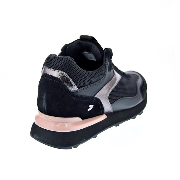 Zapatillas Gioseppo zapatos Mujer modelo Harkany Negro Cordón