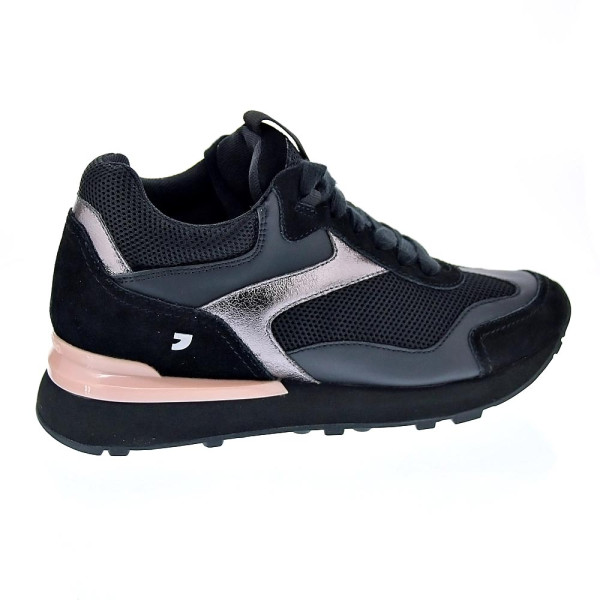 Zapatillas Gioseppo zapatos Mujer modelo Harkany Negro Cordón