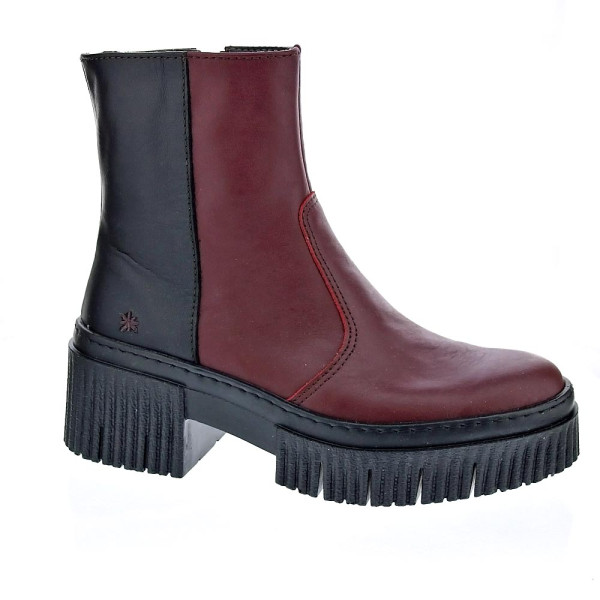 Botines Art Company zapatos Mujer modelo York Rojo Cremallera