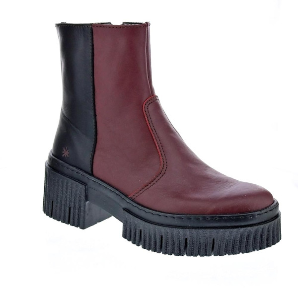 Botines Art Company zapatos Mujer modelo York Rojo Cremallera