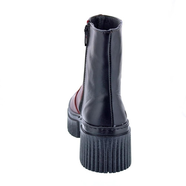 Botines Art Company zapatos Mujer modelo York Rojo Cremallera