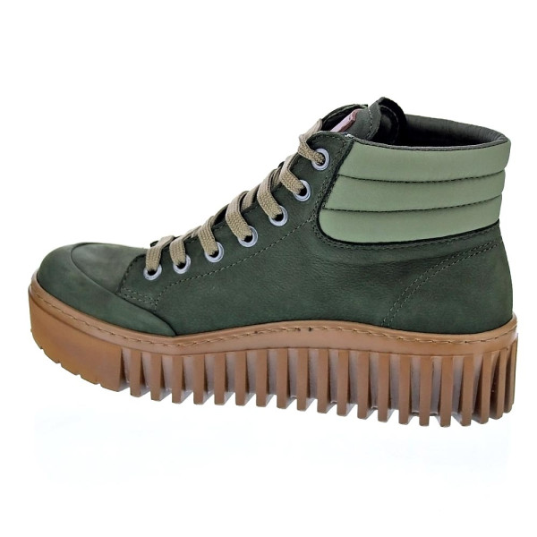 Botines Art Company zapatos Mujer modelo Brighton Verde Cordón